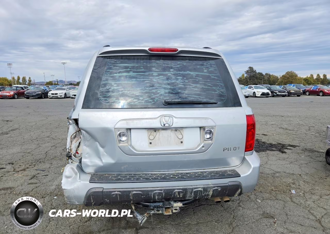 2004 Honda Pilot Lx VIN:2HKYF18184H616932 - 6