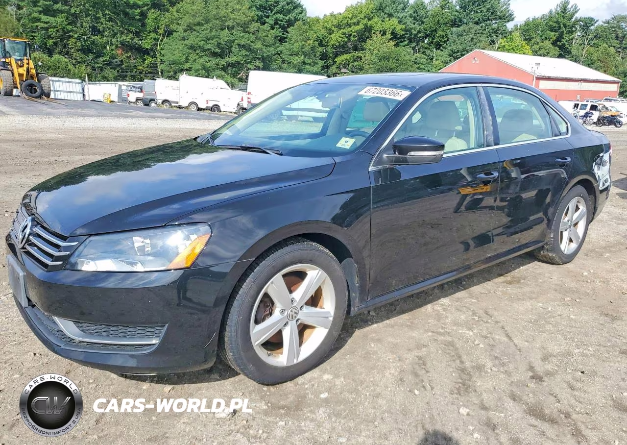 2013 Volkswagen Passat Se VIN:1VWBP7A34DC125221 - 1