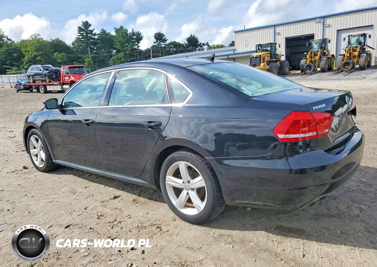 2013 Volkswagen Passat Se VIN:1VWBP7A34DC125221 - 2