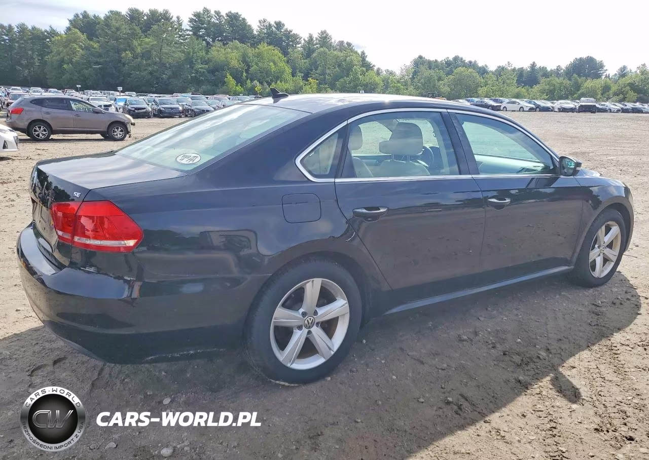 2013 Volkswagen Passat Se VIN:1VWBP7A34DC125221 - 3