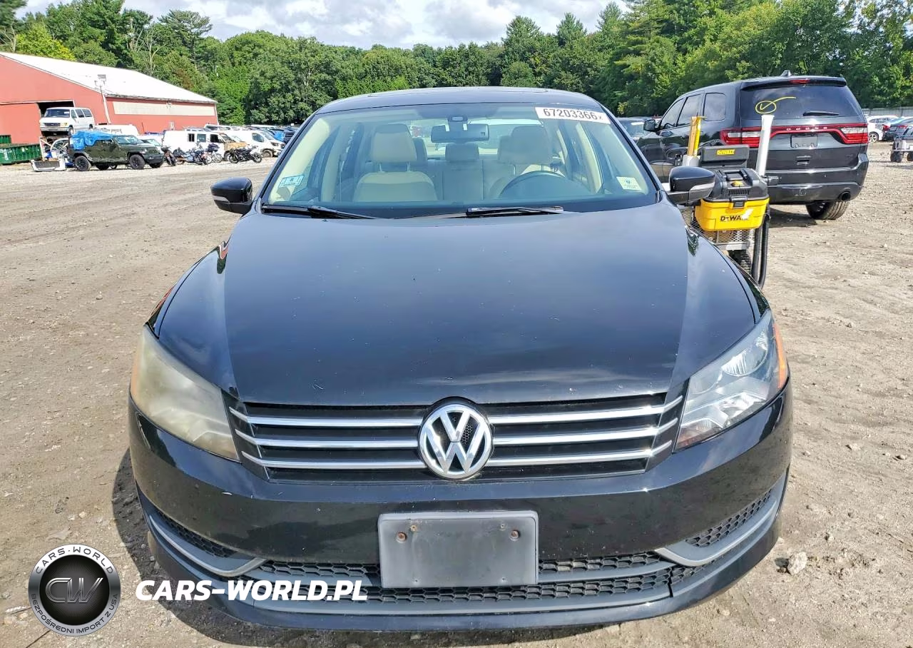 2013 Volkswagen Passat Se VIN:1VWBP7A34DC125221 - 5