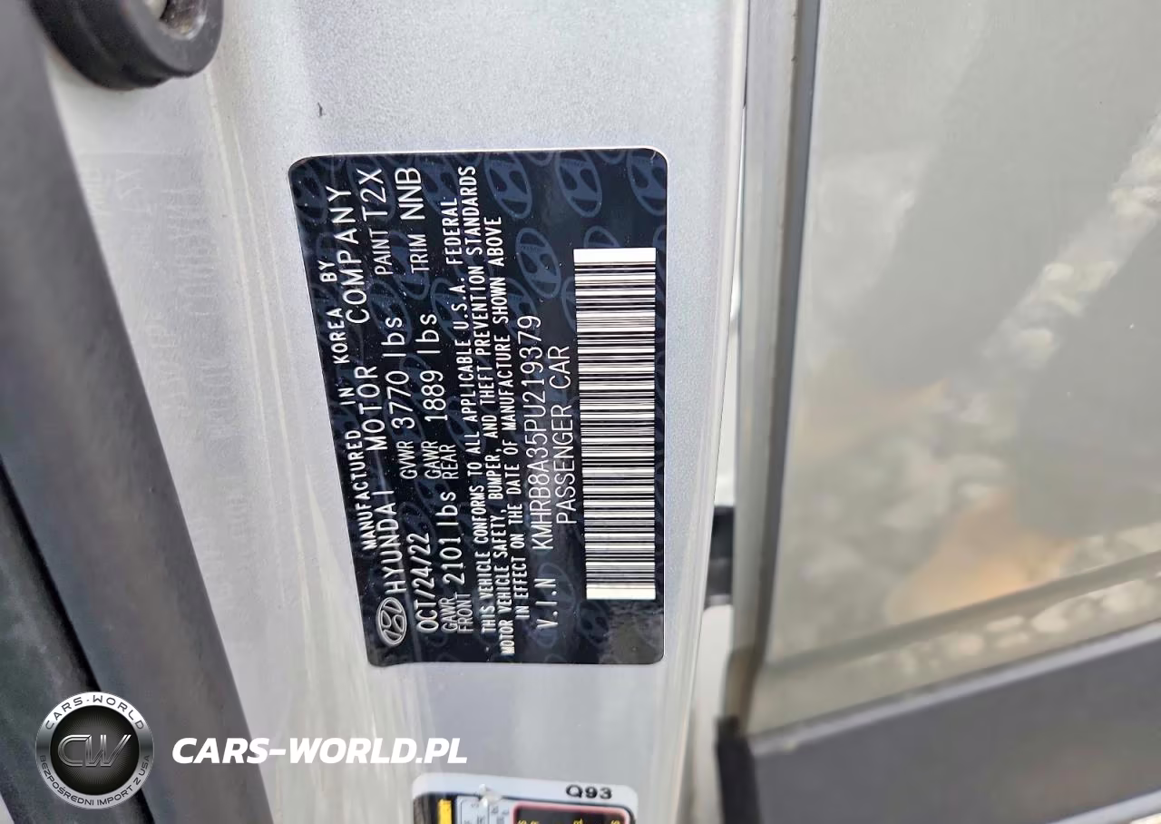2023 Hyundai Venue Se VIN:KMHRB8A35PU219379 - 12