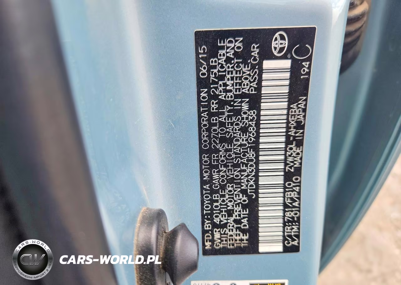 2015 Toyota Prius Three VIN:JTDKN3DU8F1968438 - 13