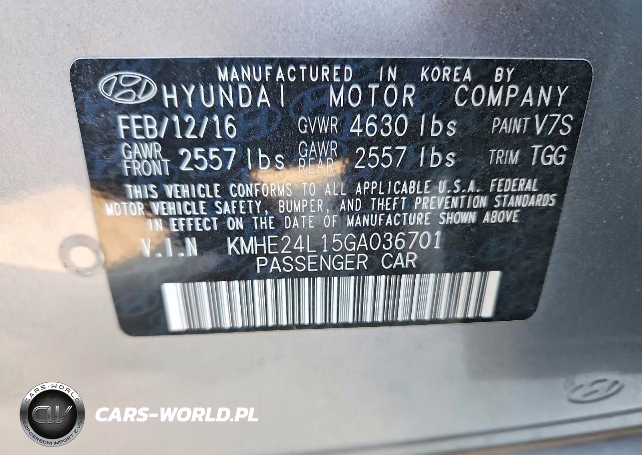 2016 Hyundai Sonata Hybrid Se VIN:KMHE24L15GA036701 - 13