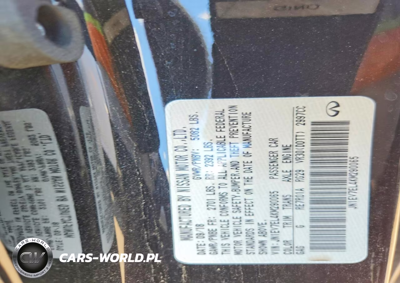 2019 Infiniti Q60 3.0T Luxe VIN:JN1EV7EL4KM290065 - 13
