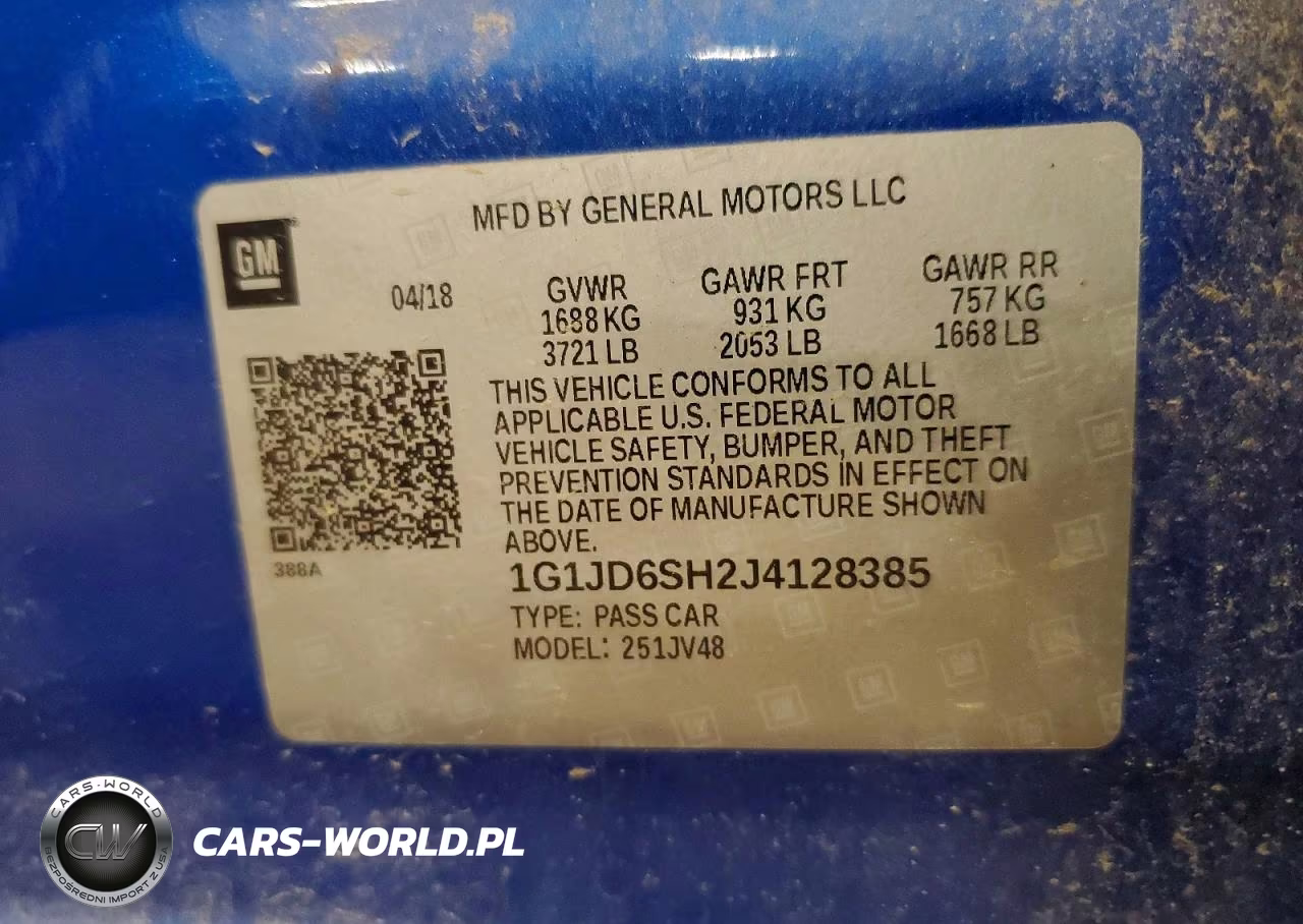 2018 Chevrolet Sonic Lt VIN:1G1JD6SH2J4128385 - 12