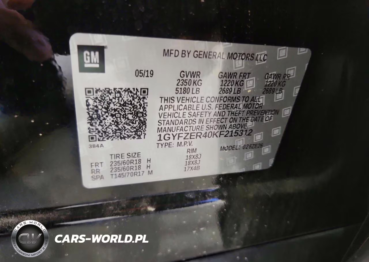 2019 Cadillac Xt4 Sport VIN:1GYFZER40KF215312 - 13