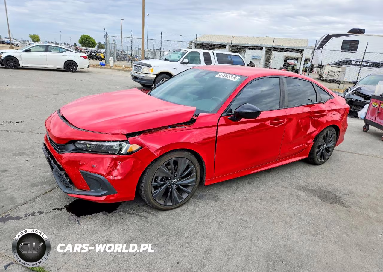 2022 Honda Civic Sport VIN:2HGFE2F56NH501439 - 1