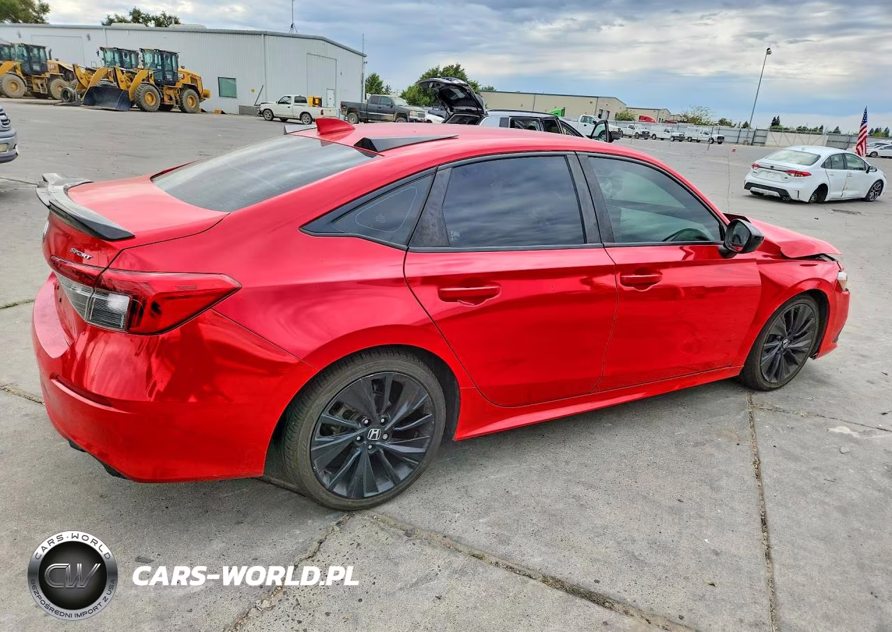 2022 Honda Civic Sport VIN:2HGFE2F56NH501439 - 3