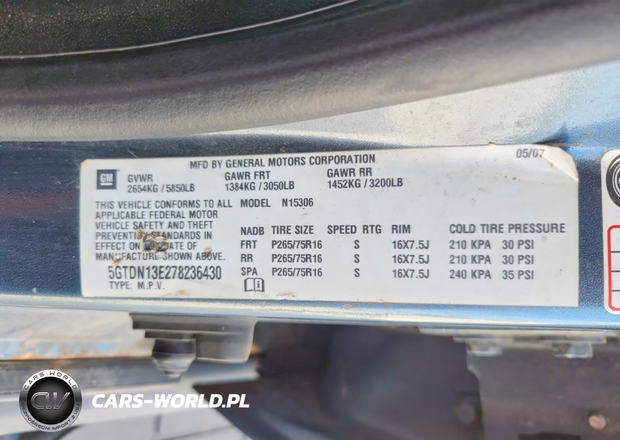 2007 Hummer H3 VIN:5GTDN13E278236430 - 13