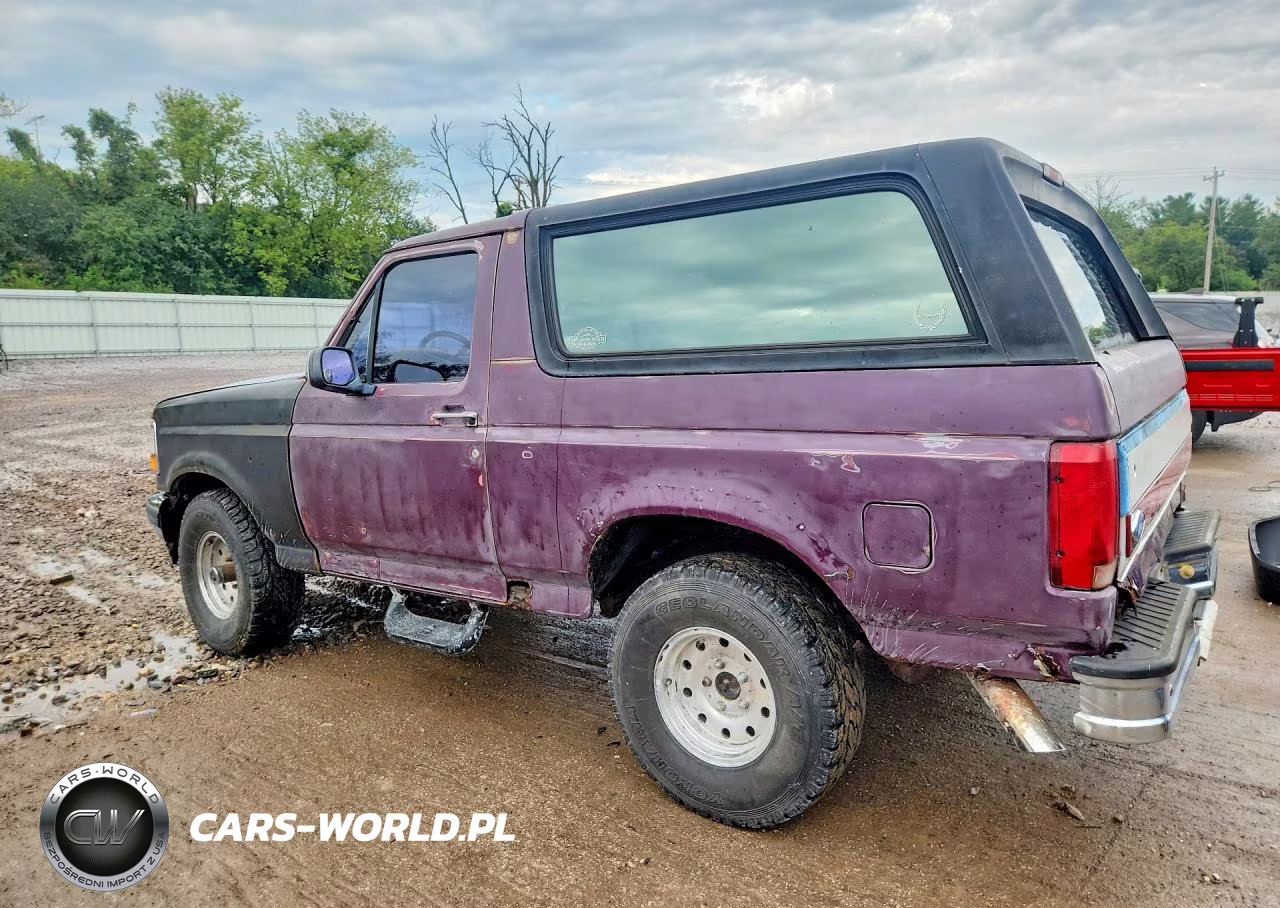 1996 Ford Bronco U100 VIN:1FMEU15H5TLB72960 - 2