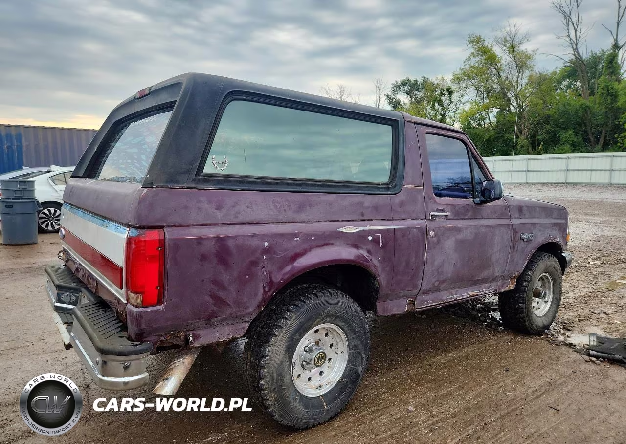 1996 Ford Bronco U100 VIN:1FMEU15H5TLB72960 - 3