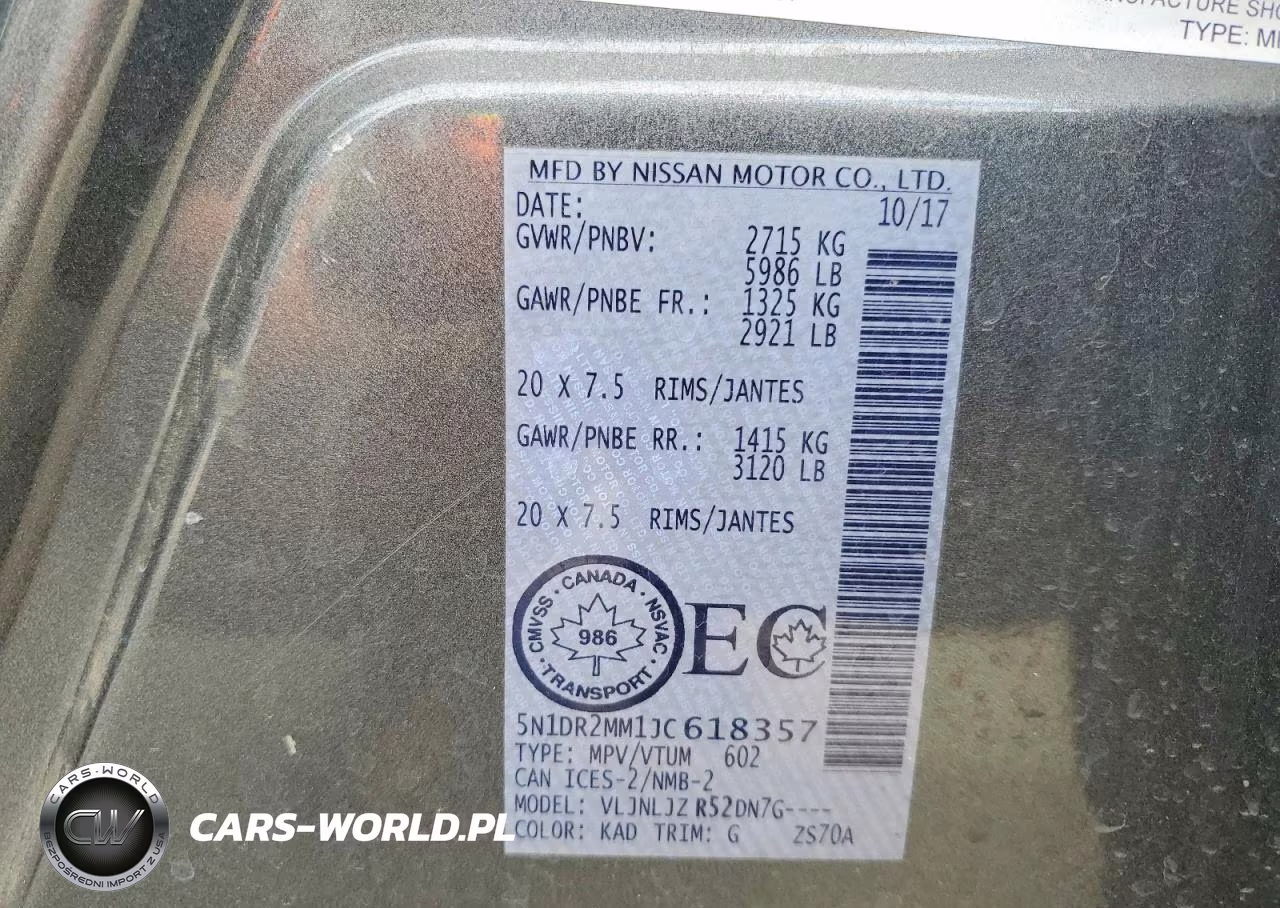 2018 Nissan Pathfinder S VIN:5N1DR2MM1JC618357 - 13