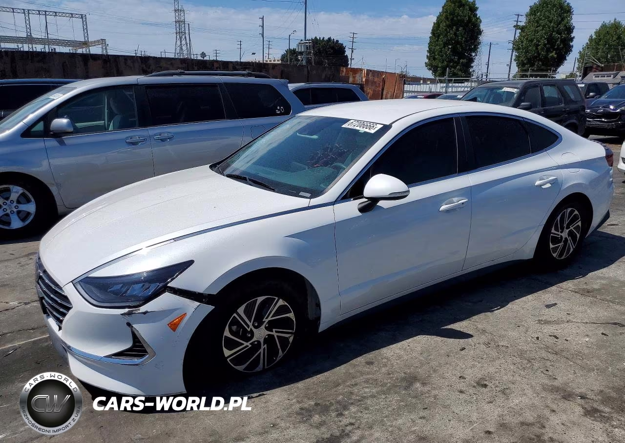 2021 Hyundai Sonata Hybrid Blue