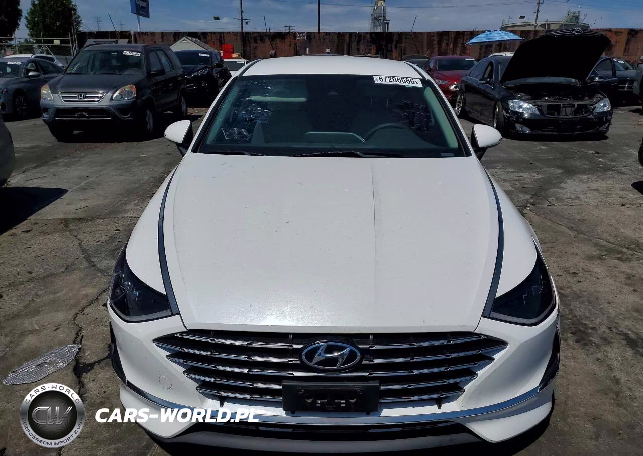 2021 Hyundai Sonata Hybrid Blue VIN:KMHL24JJ7MA036155 - 5