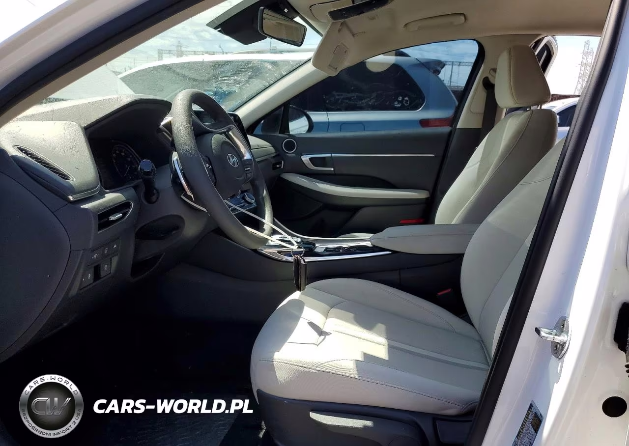 2021 Hyundai Sonata Hybrid Blue VIN:KMHL24JJ7MA036155 - 7