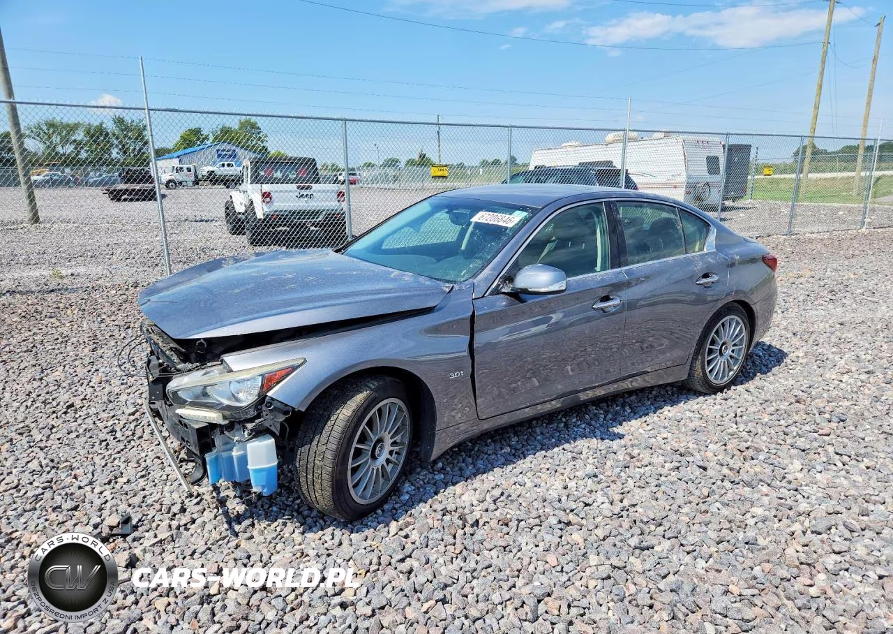 2018 Infiniti Q50 3.0T Luxe VIN:JN1EV7AR1JM436043 - 1