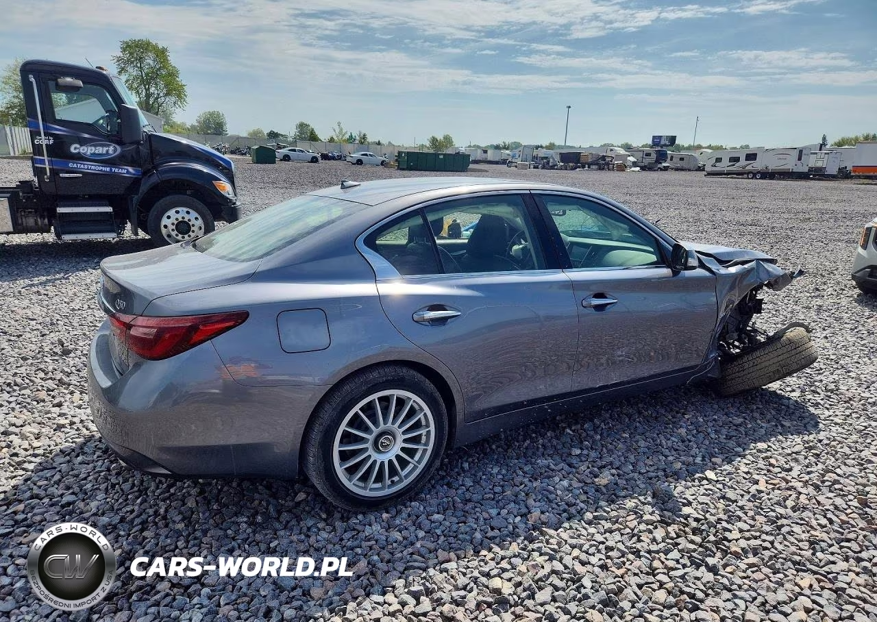2018 Infiniti Q50 3.0T Luxe VIN:JN1EV7AR1JM436043 - 3