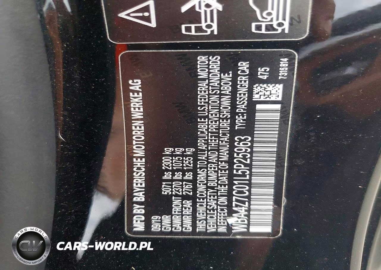 2020 BMW 440Xi VIN:WBA4Z7C01L5P25963 - 12