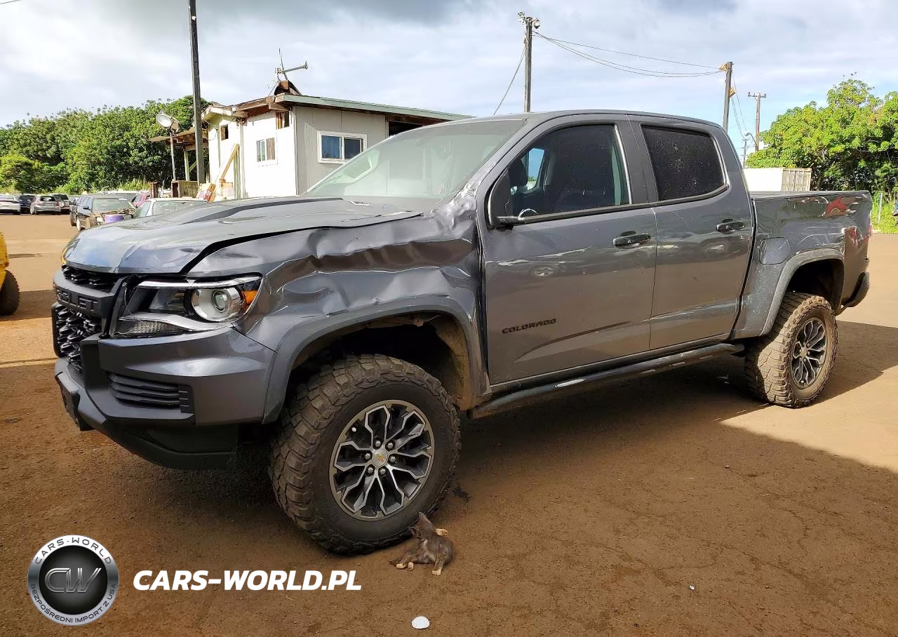 2021 Chevrolet Colorado Zr2 VIN:1GCGTEEN1M1284911 - 1