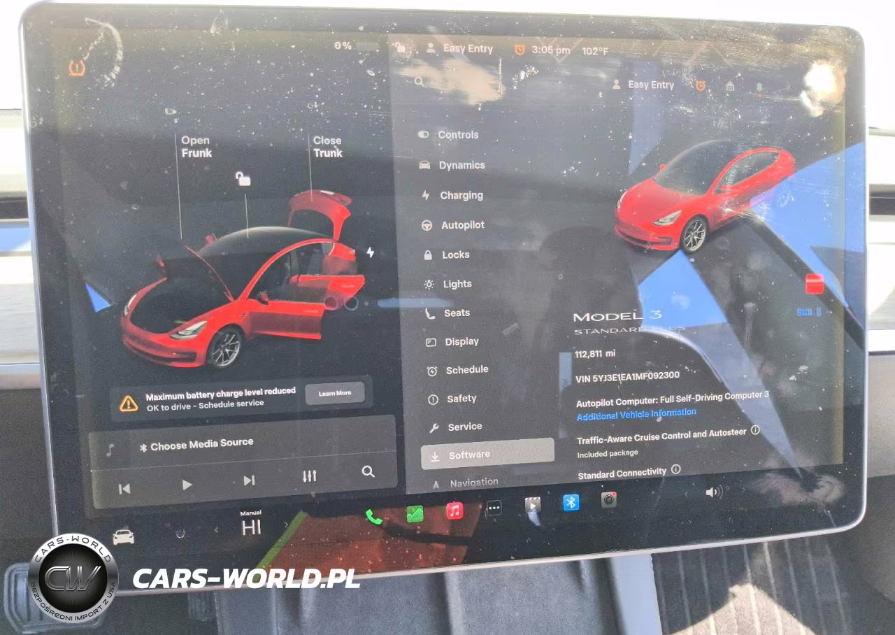 2021 Tesla Model 3 VIN:5YJ3E1EA1MF092300 - 9