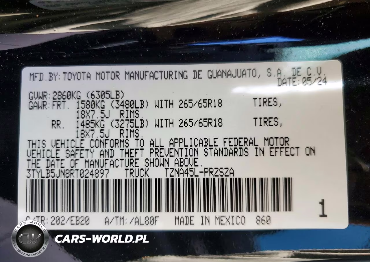 2024 Toyota Tacoma Sr5 VIN:3TYLB5JN8RT024897 - 13