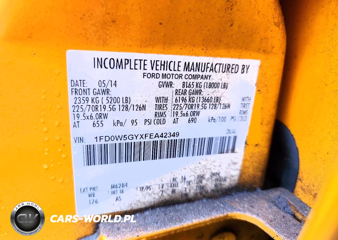 2015 Ford F-550 Xl VIN:1FD0W5GYXFEA42349 - 12