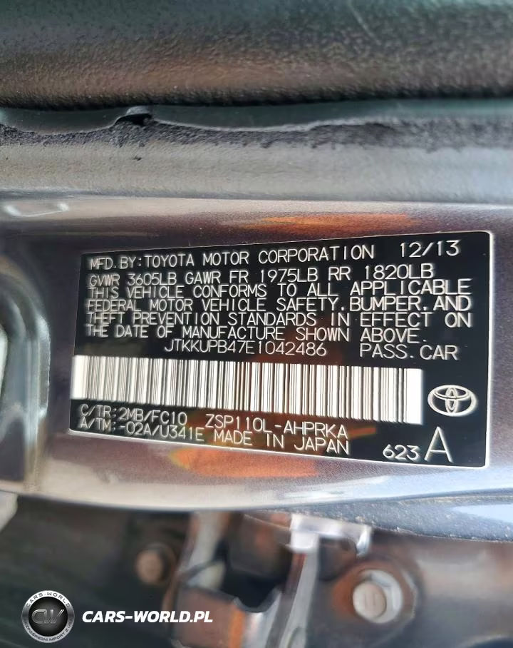 2014 Scion Xd Base VIN:JTKKUPB47E1042486 - 12