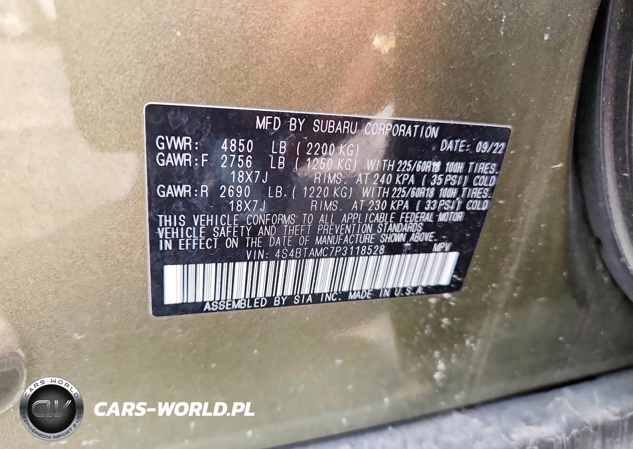 2023 Subaru Outback Limited VIN:4S4BTAMC7P3118528 - 12