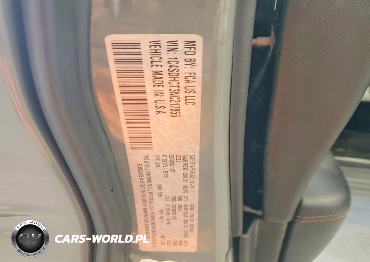 2022 Dodge Durango R-T VIN:1C4SDHCT3NC217856 - 13