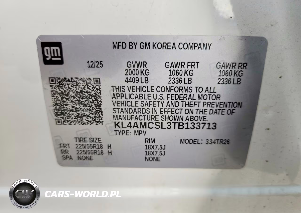 2026 Buick Encore Gx Preferred VIN:KL4AMCSL3TB133713 - 13