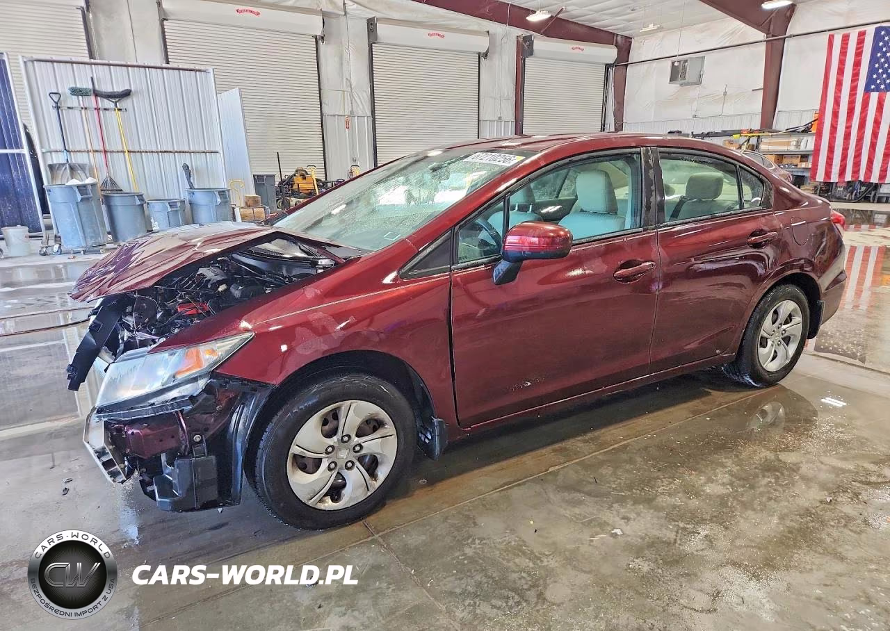 2014 Honda Civic Lx VIN:19XFB2F53EE041756 - 1
