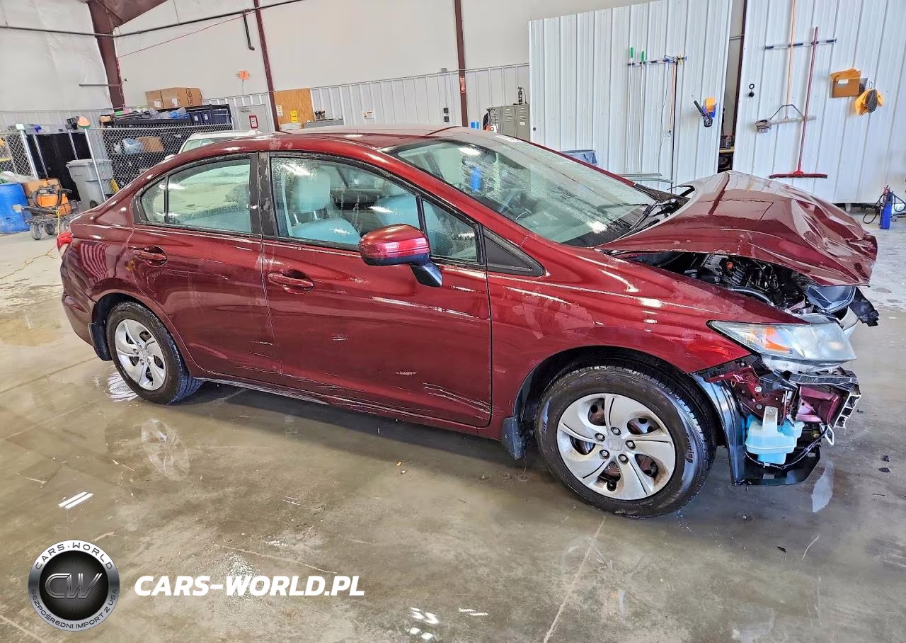2014 Honda Civic Lx VIN:19XFB2F53EE041756 - 4