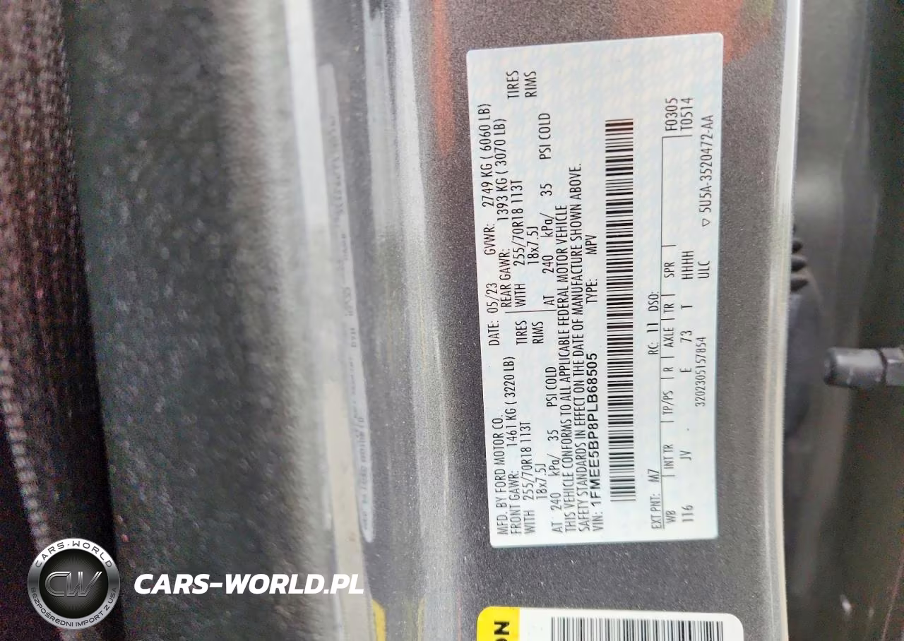 2023 Ford Bronco Base VIN:1FMEE5BP8PLB68505 - 12