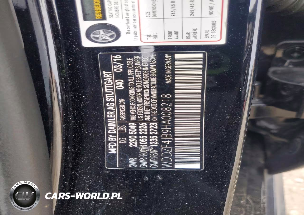 2017 Mercedes-Benz E 300 VIN:WDDZF4JB9HA008218 - 12
