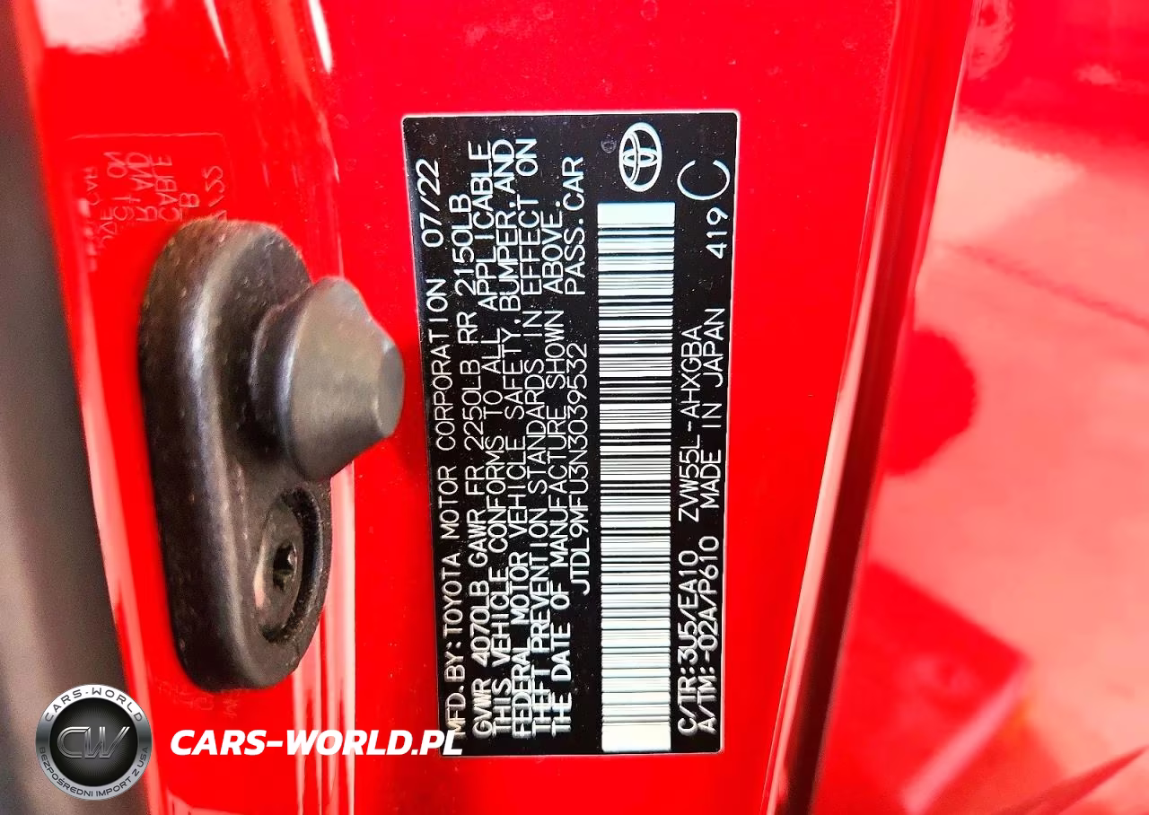2022 Toyota Prius Xle Awd-E VIN:JTDL9MFU3N3039532 - 12