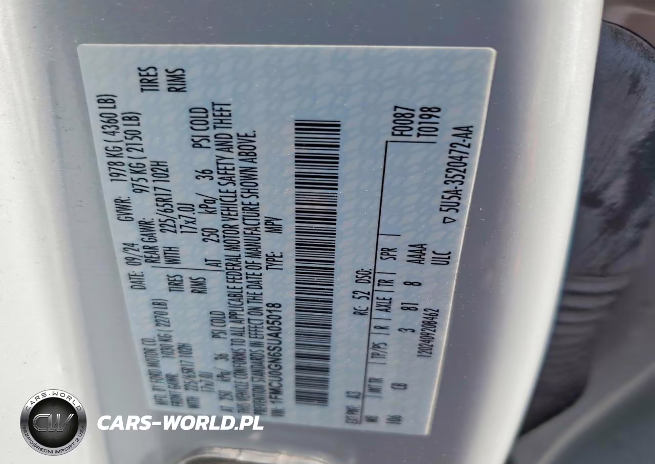 2025 Ford Escape Active VIN:1FMCU0GN6SUA05018 - 12