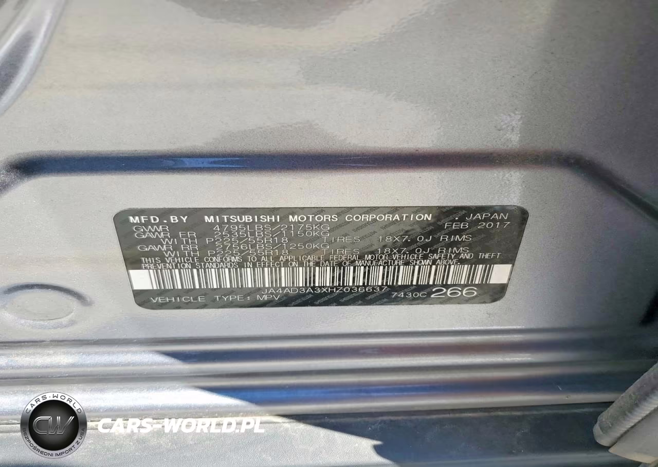 2017 Mitsubishi Outlander Se VIN:JA4AD3A3XHZ036637 - 13