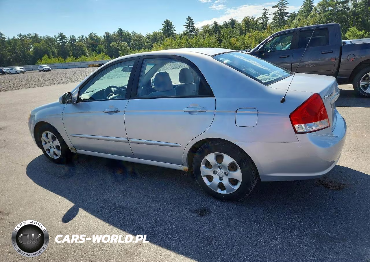 2007 Kia Spectra Lx VIN:KNAFE121575389428 - 2