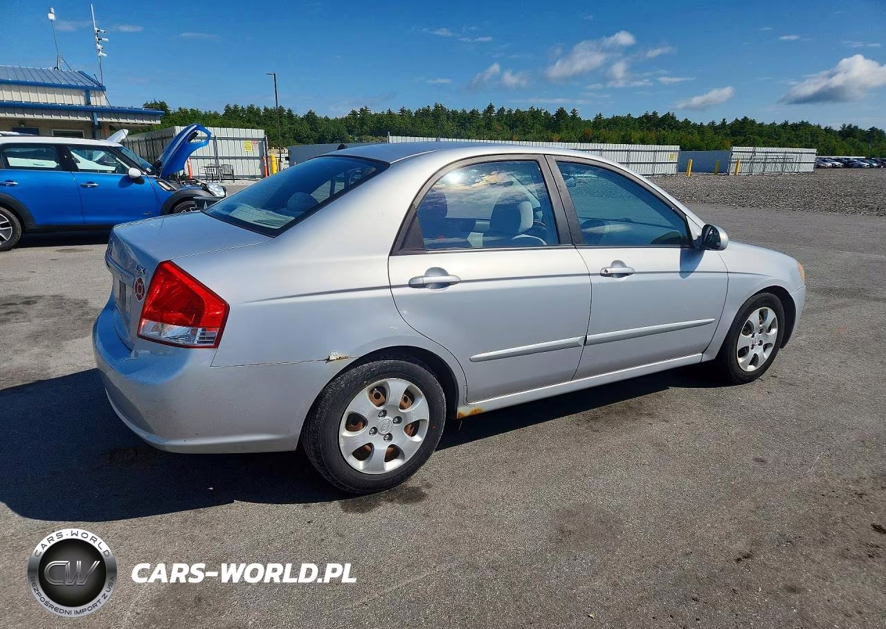 2007 Kia Spectra Lx VIN:KNAFE121575389428 - 3