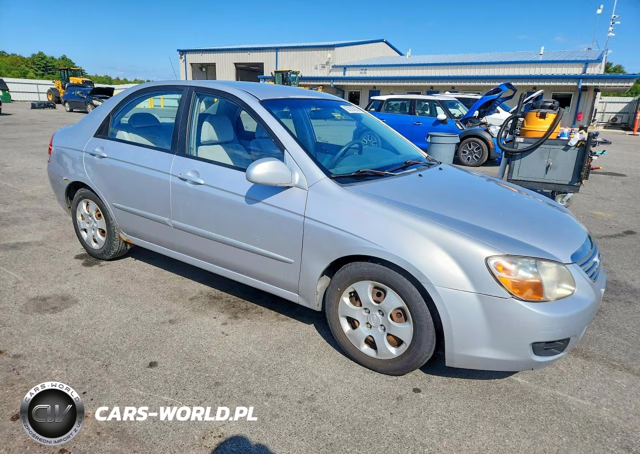 2007 Kia Spectra Lx VIN:KNAFE121575389428 - 4
