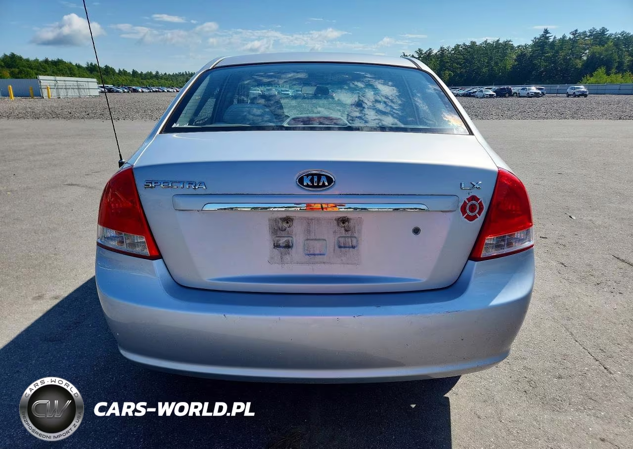 2007 Kia Spectra Lx VIN:KNAFE121575389428 - 6