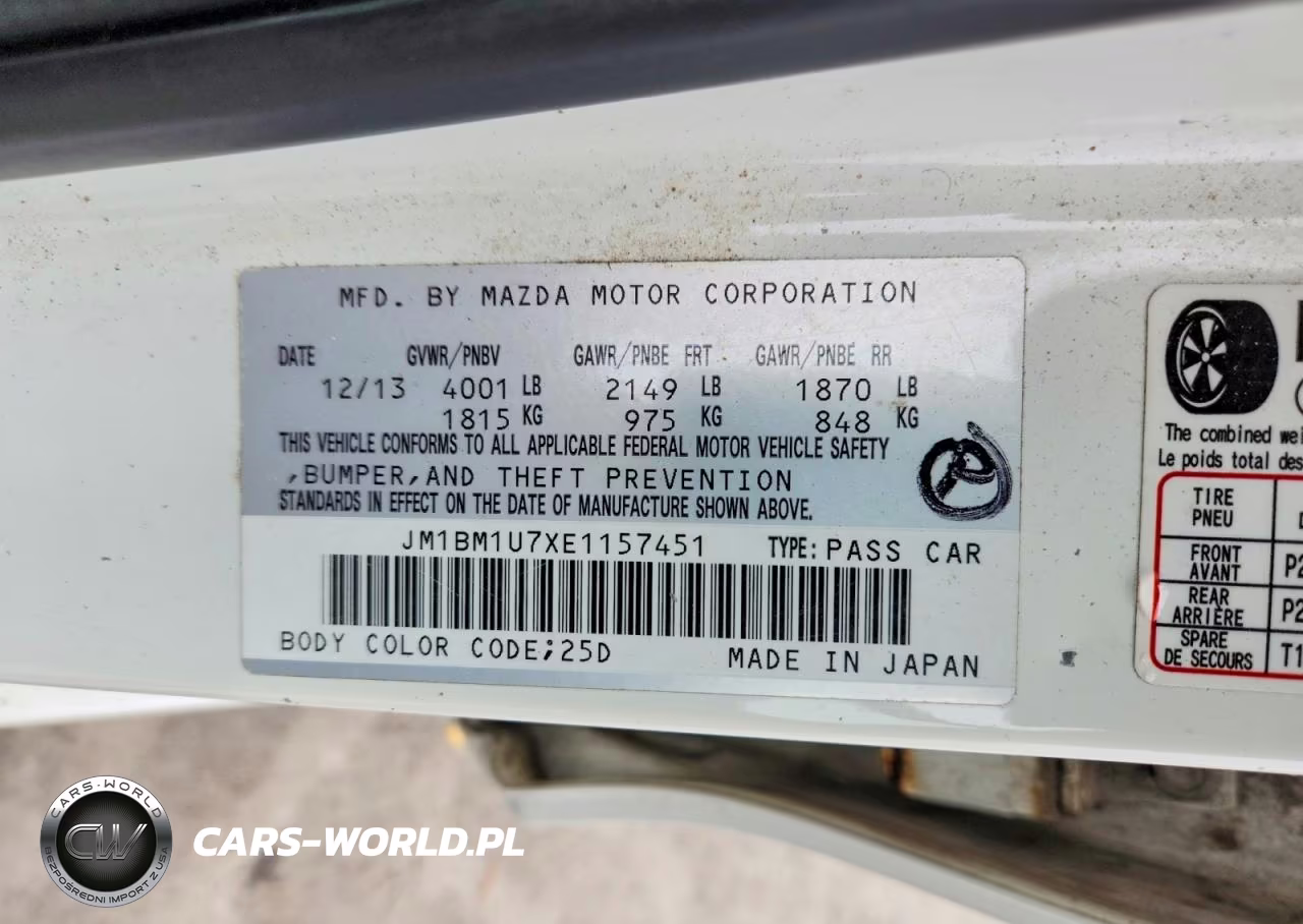 2014 Mazda 3 Sport VIN:JM1BM1U7XE1157451 - 12