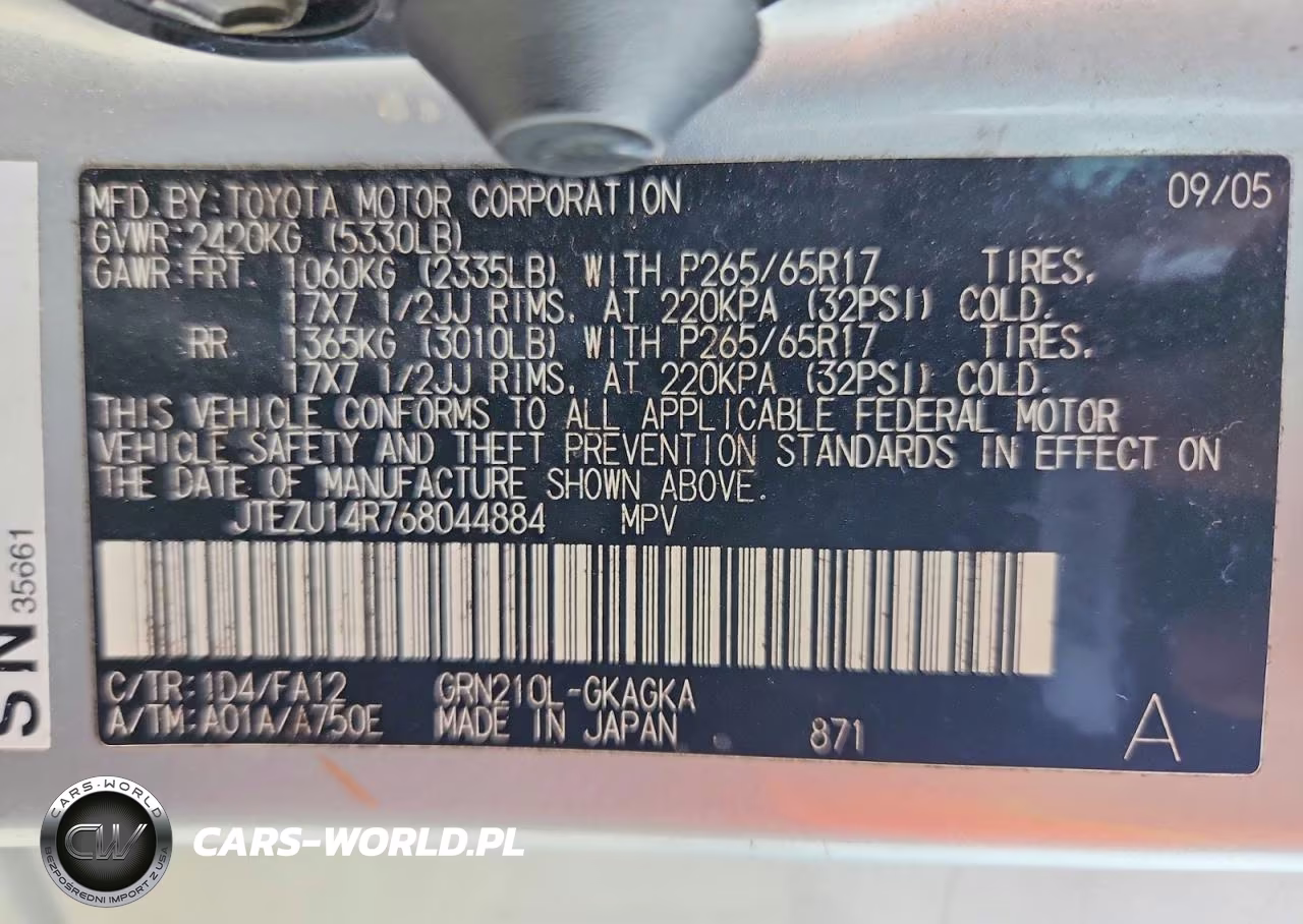 2006 Toyota 4Runner Sr5 VIN:JTEZU14R768044884 - 13
