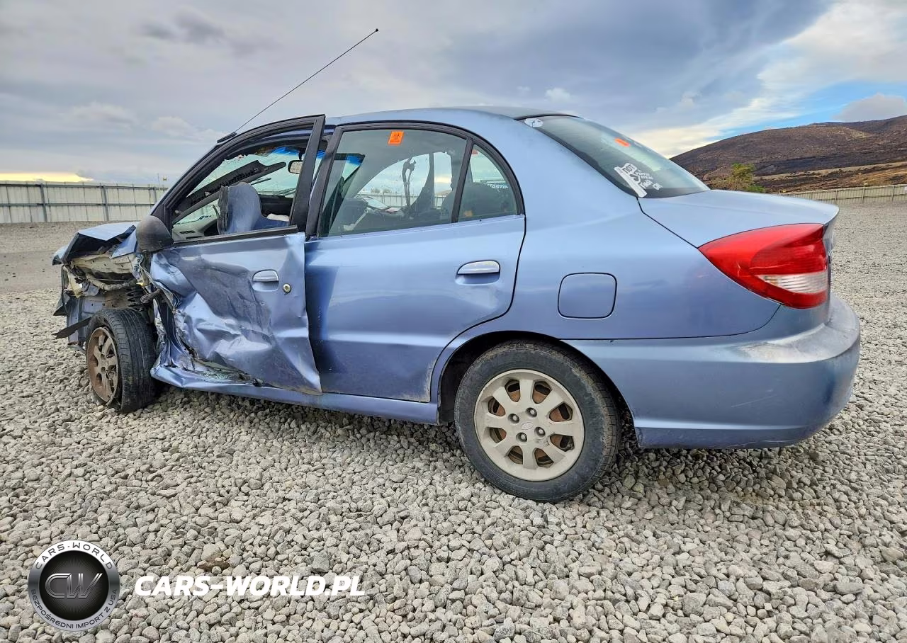2005 Kia Rio Base VIN:KNADC125956373711 - 2