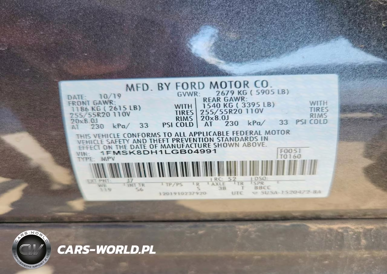 2020 Ford Explorer Xlt VIN:1FMSK8DH1LGB04991 - 13