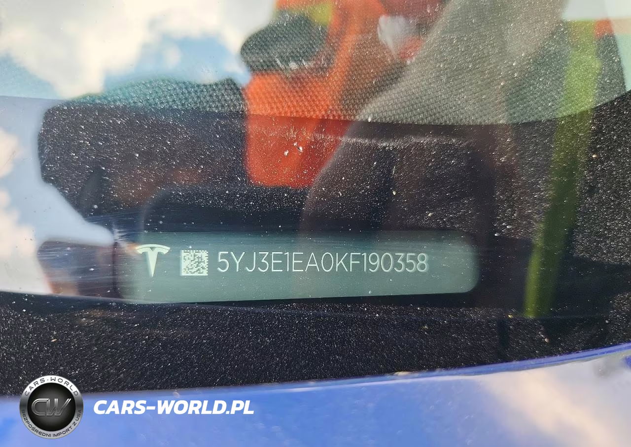 2019 Tesla Model 3 VIN:5YJ3E1EA0KF190358 - 12