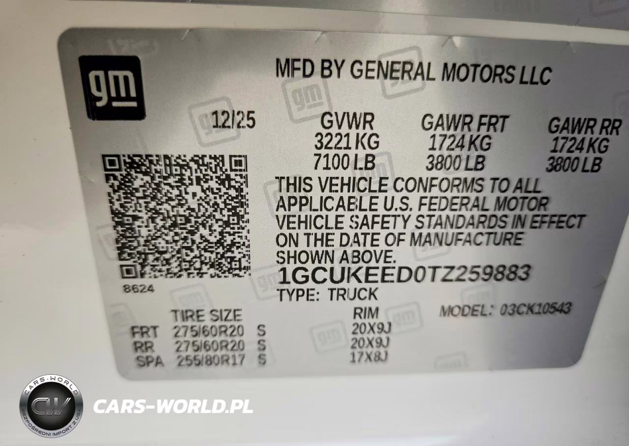 2026 Chevrolet Silverado K1500 Rst VIN:1GCUKEED0TZ259883 - 13