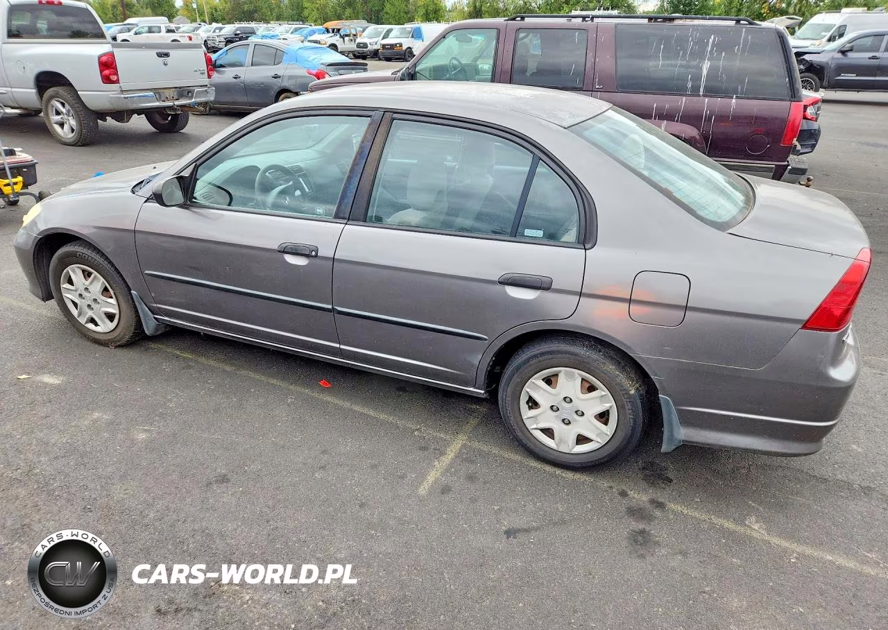 2005 Honda Civic Dx VIN:2HGES16425H507793 - 2
