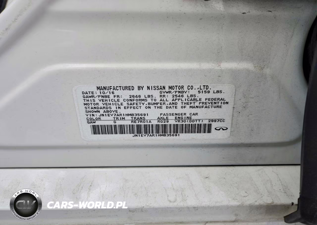 2017 Infiniti Q50 3.0T Premium VIN:JN1EV7AR1HM835691 - 13